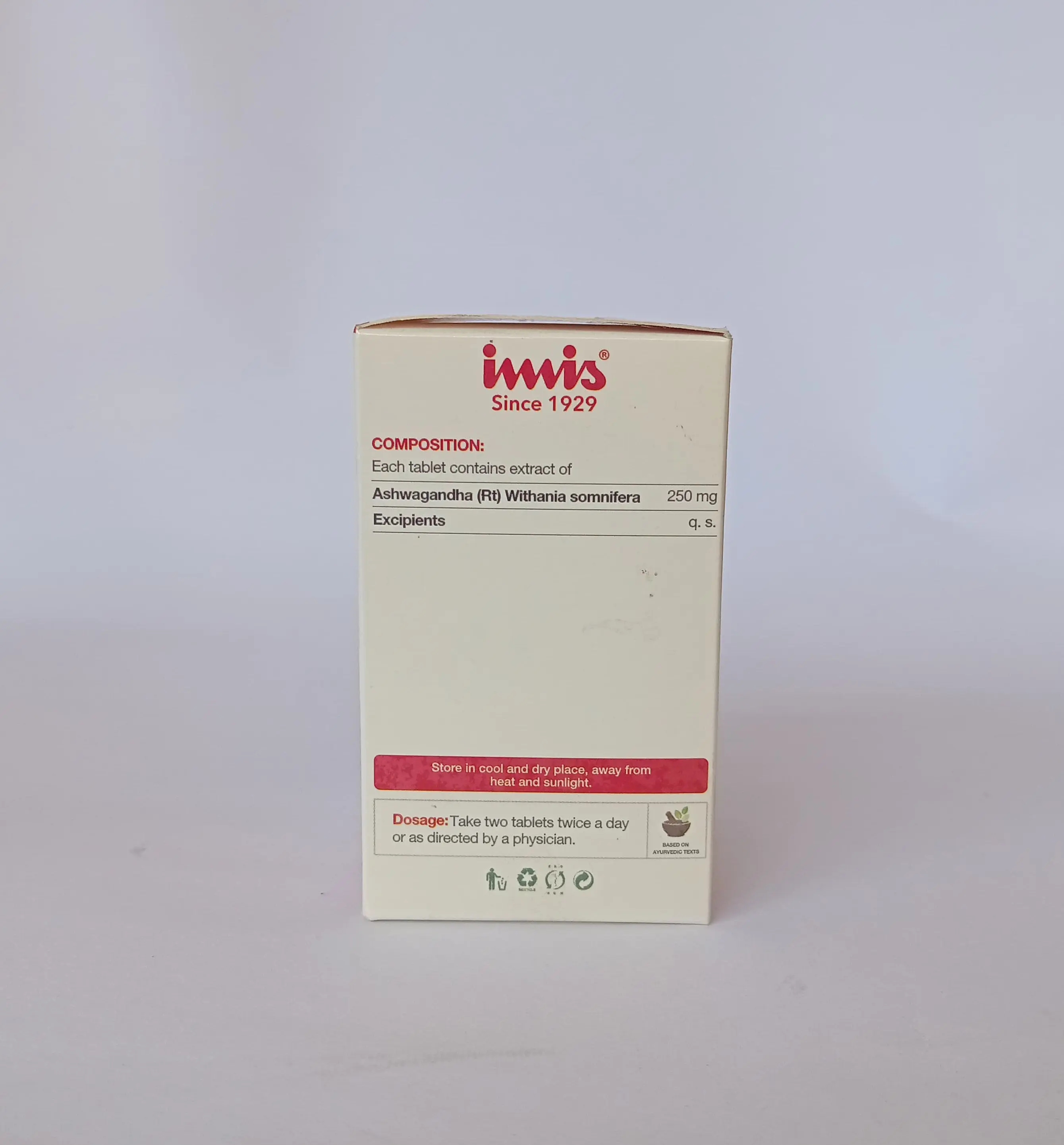 ASHWAGHANDHA - TAB - 60'S - IMIS - Image 2