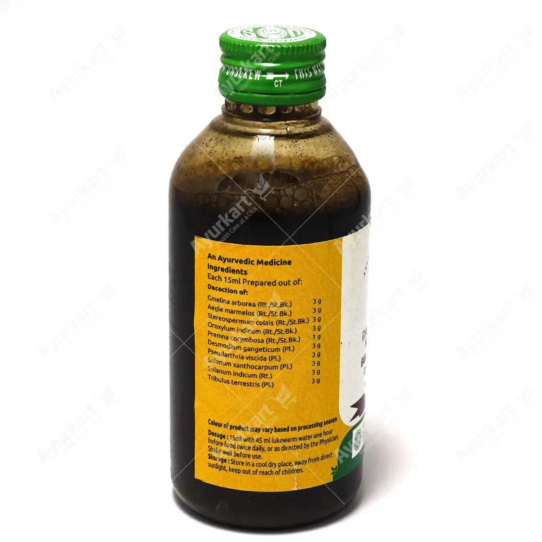 Dasamoolam Kashayam - 200ML - Vaidyaratnam - Image 2