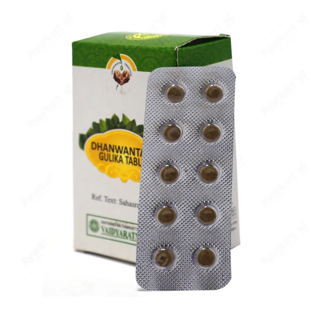 Dhanwantharam Gulika Tablet - Vaidyaratnam 100 Nos - Image 3