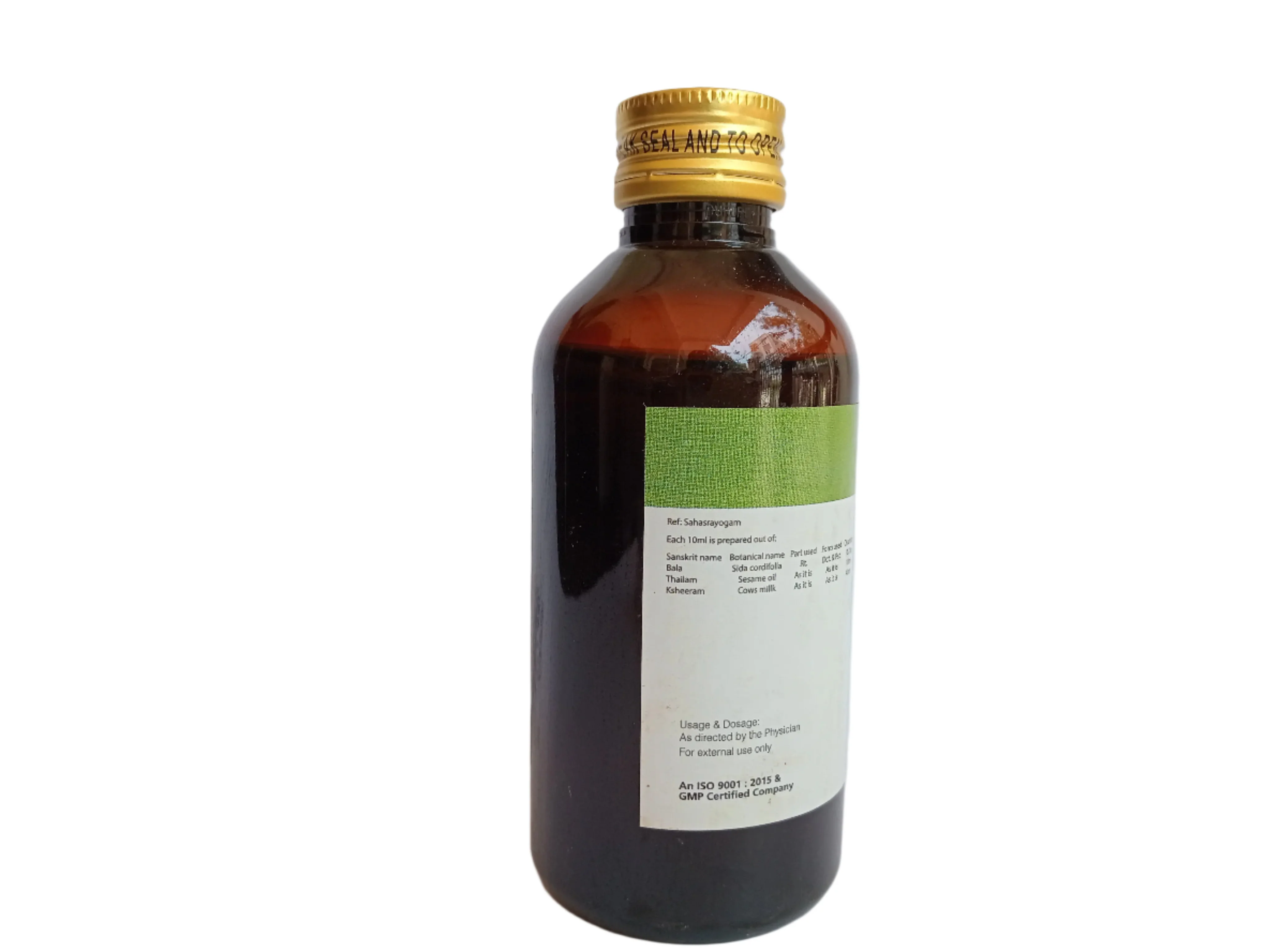Ksheerabala Thailam - Rajah Ayurveda - Image 2