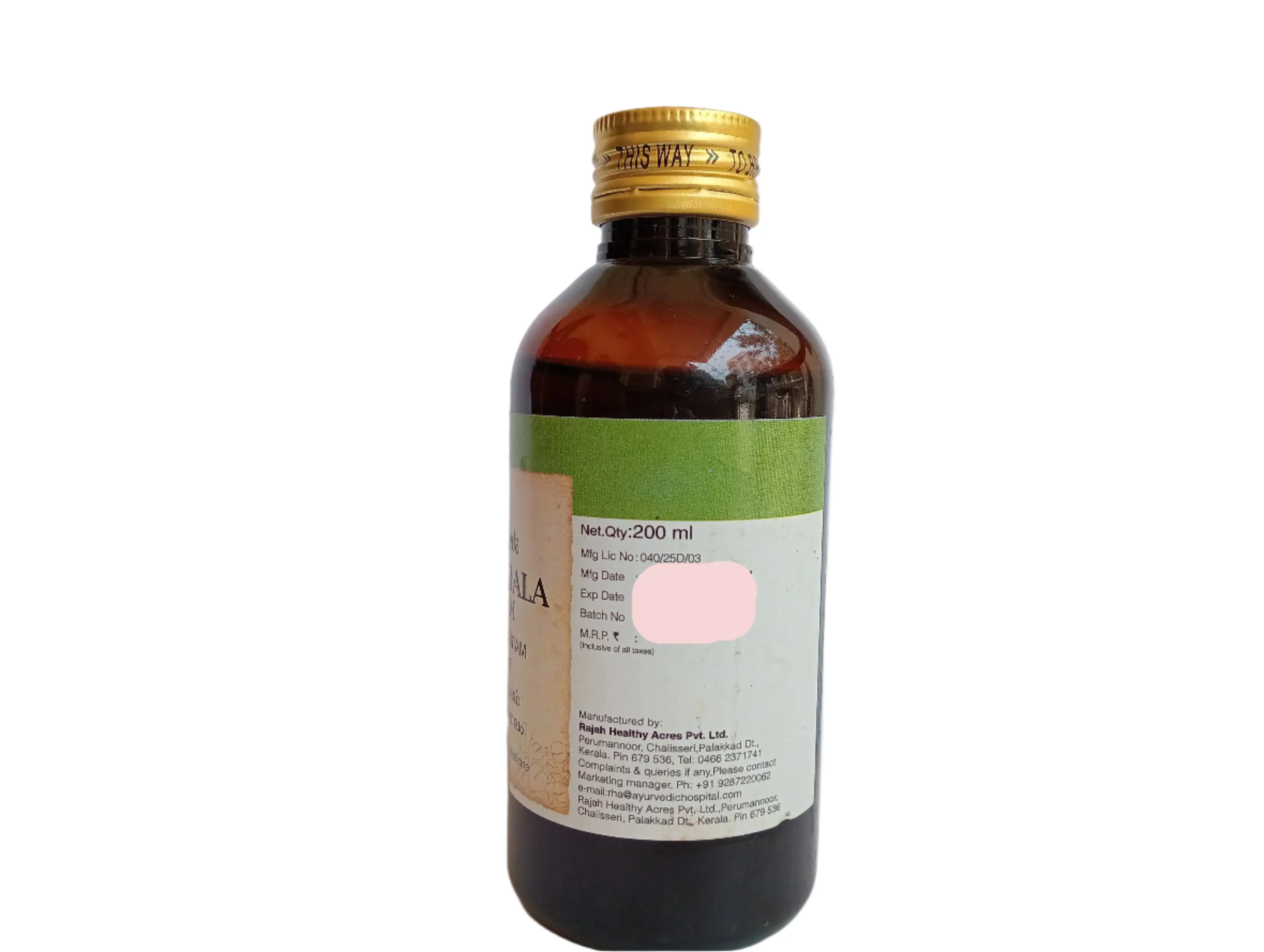 Ksheerabala Thailam - Rajah Ayurveda - Image 3