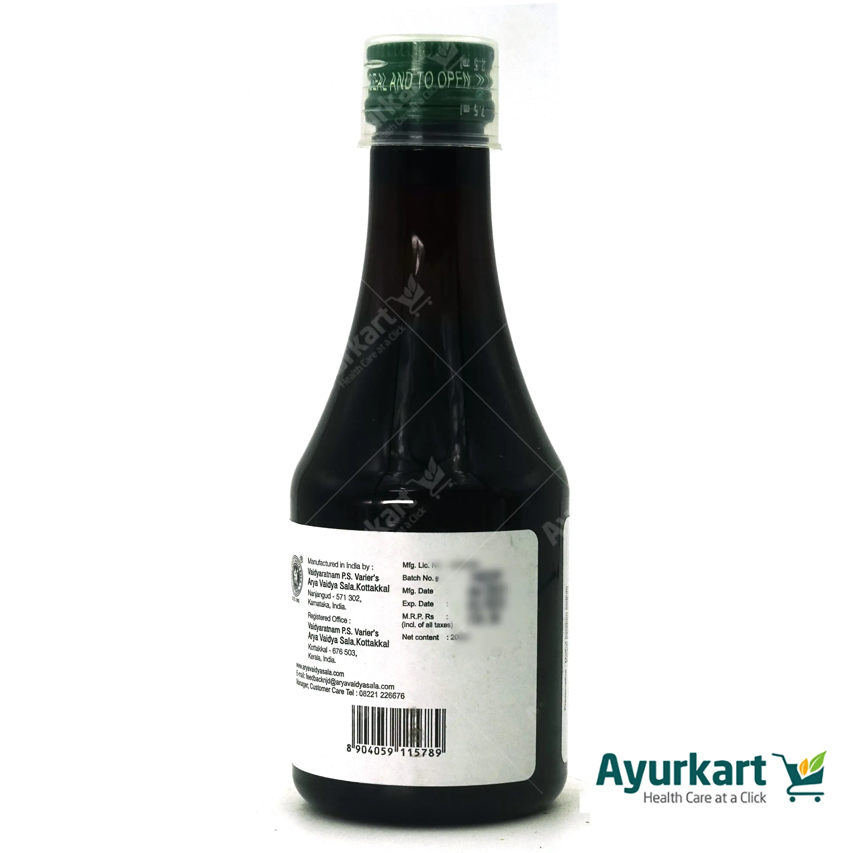 Mensokot Syrup - 200ML - Kottakkal - Image 4