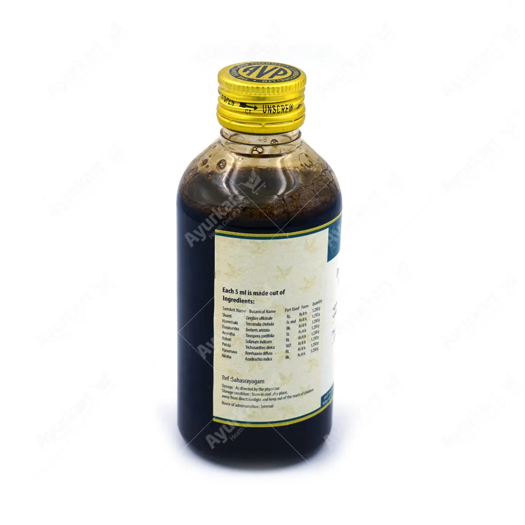 Punarnavadi Kashayam 200ML  - AVP Ayurveda - Image 2