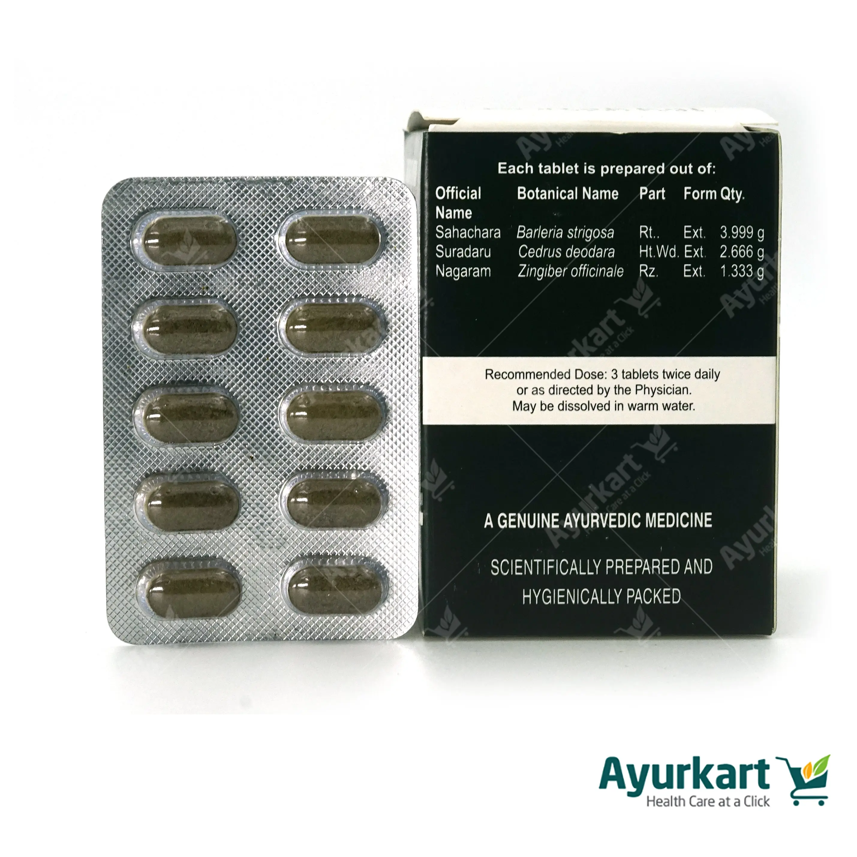 Sahacharadi kwatham (Tablet) - Kottakkal Ayurveda - 100Nos - Image 4
