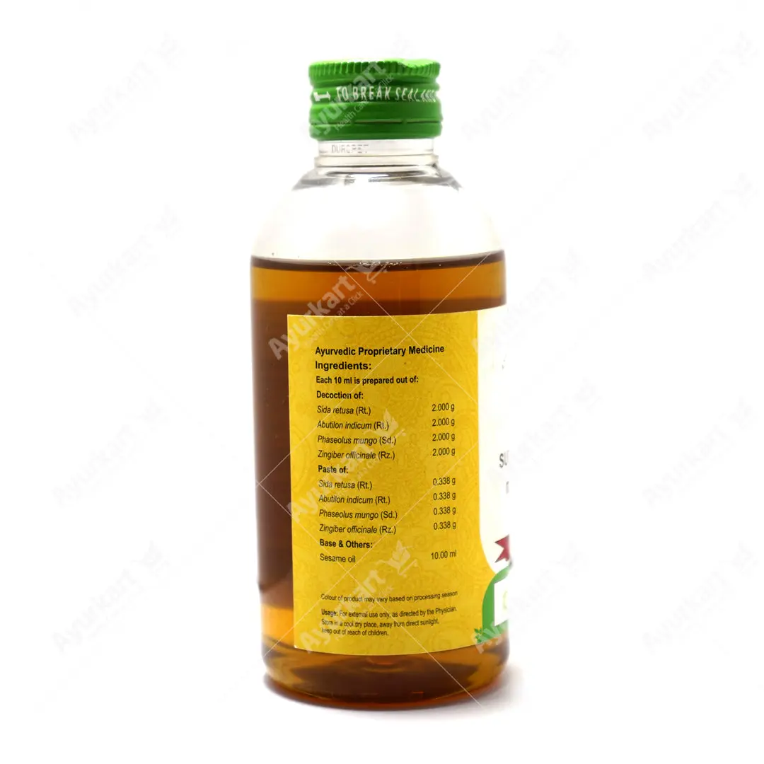 Supthi Thailam - 200ML - Vaidyaratnam - Image 2