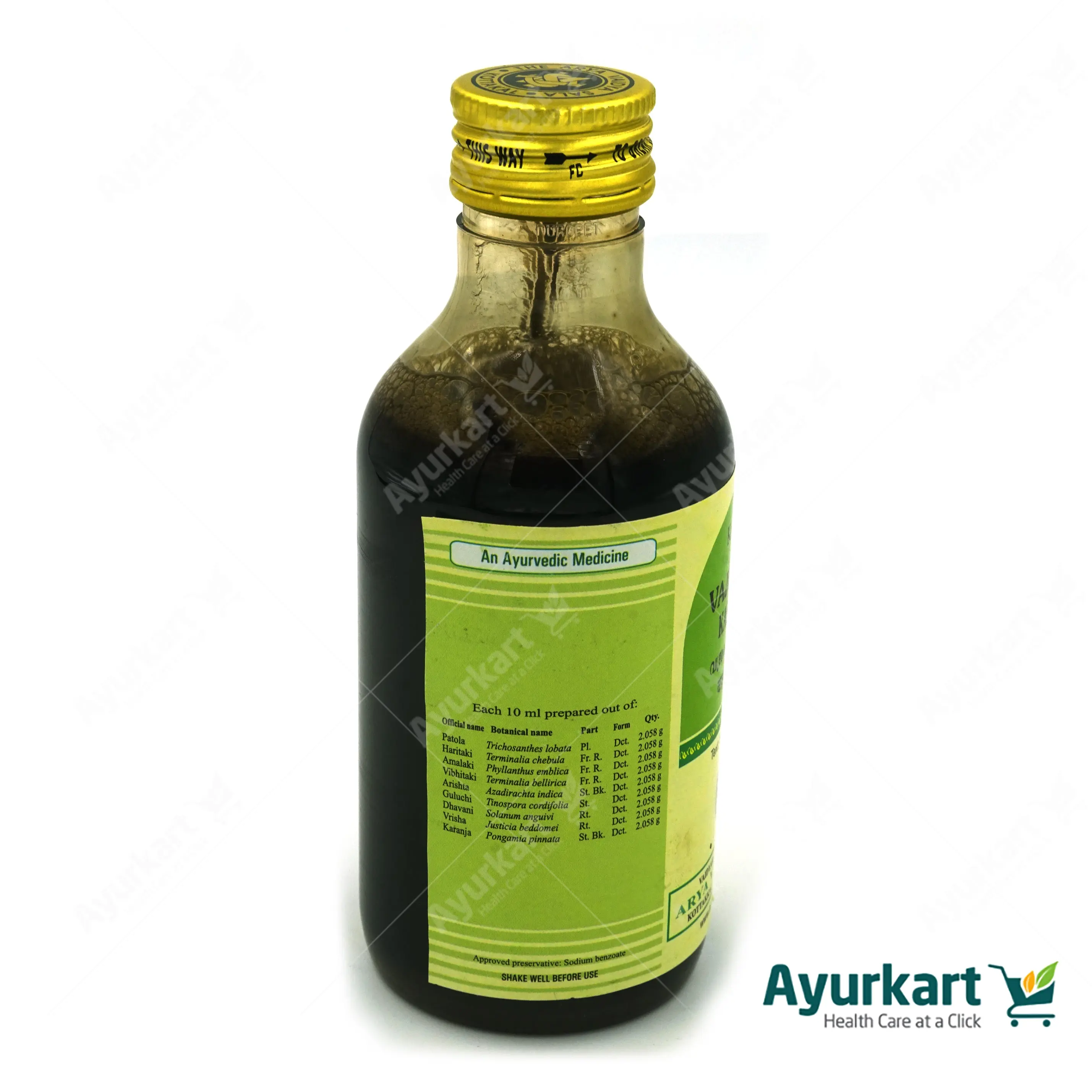 Vajrakam Kashayam - 200ML - Kottakkal - Image 3
