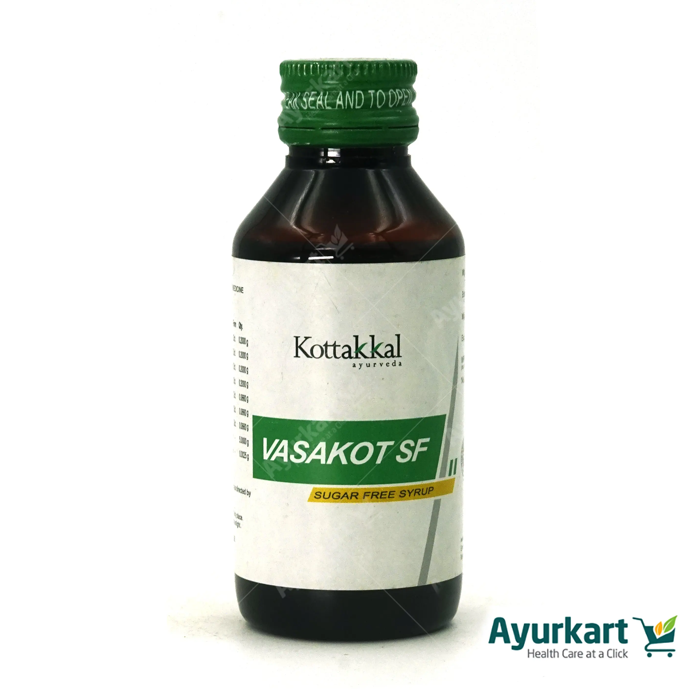 Vasakot Syrups sugar free - 100ML - Kottakkal