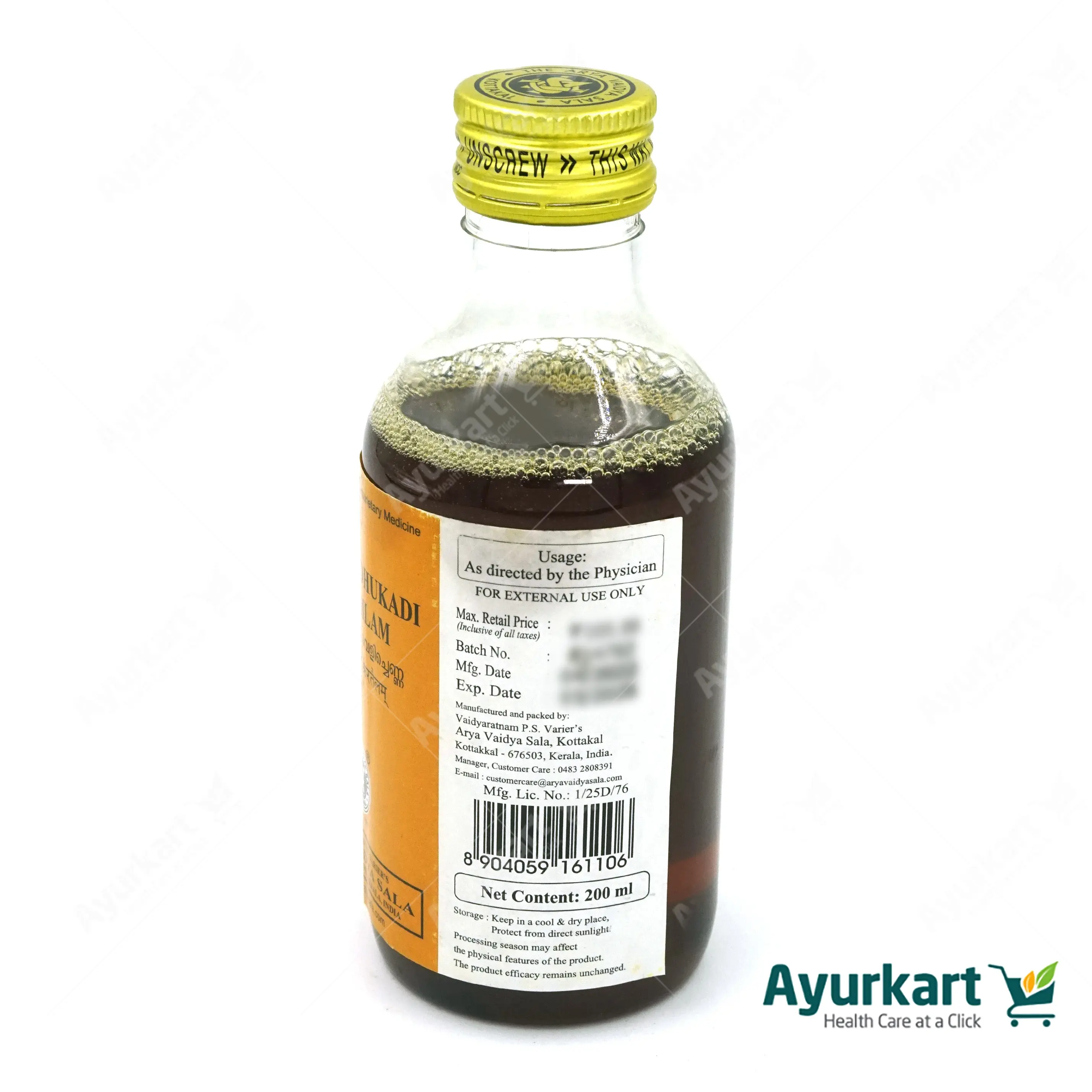 Yashtimadhukadi Kera Tailam - 200ML- Kottakkal Ayurveda - Image 4